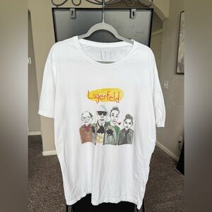 White Graphic Long Sleeve Tee